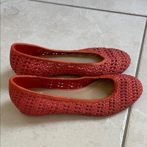 Eileen fisher woven slip on shoes size 8